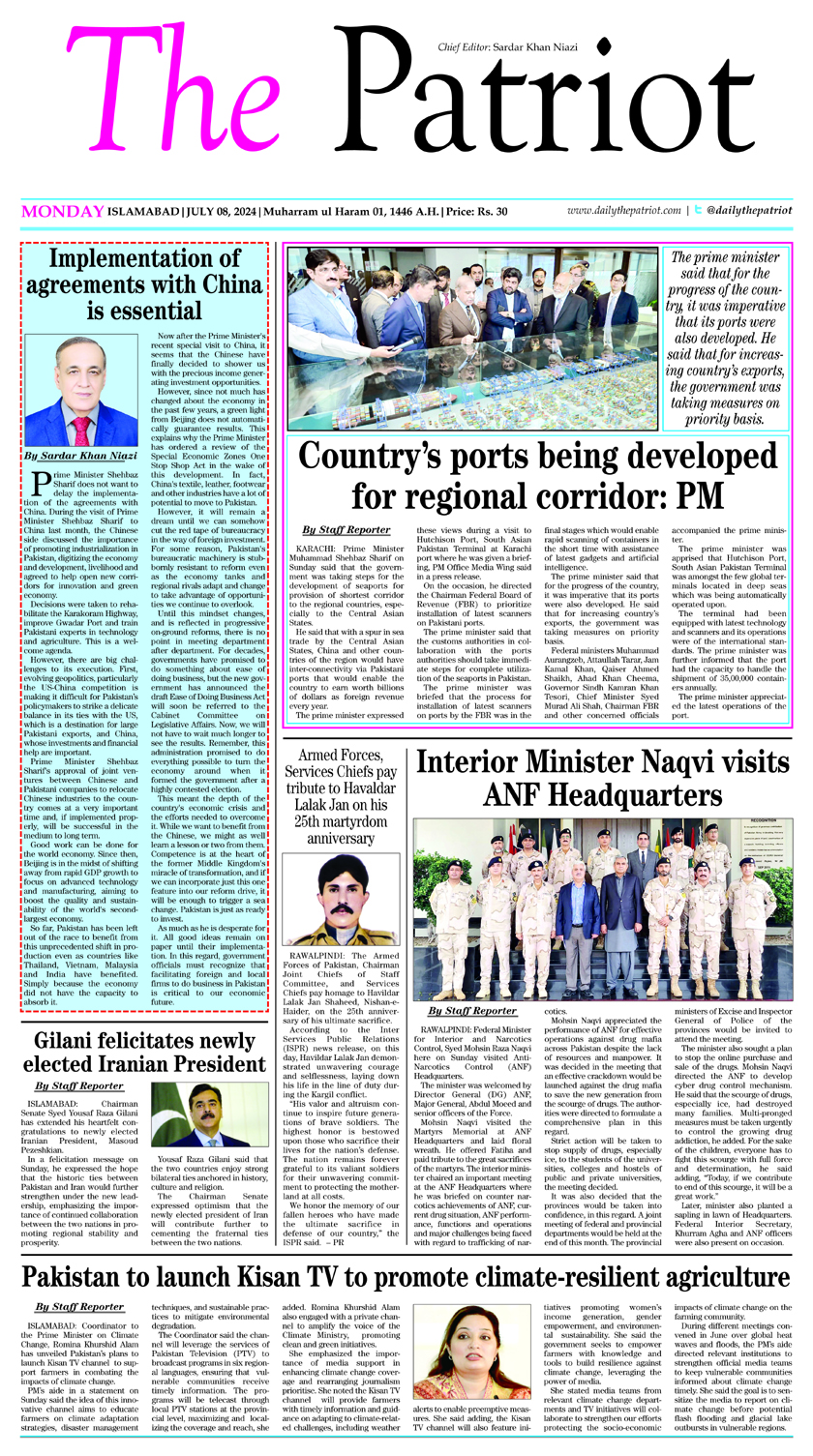 FP-Daily The Patriot 08-07-2024
