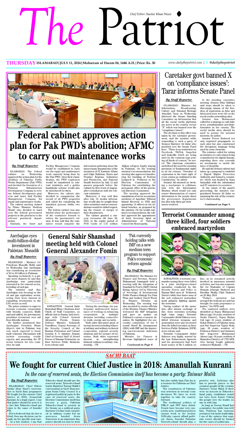FP-Daily The Patriot 11-07-2024