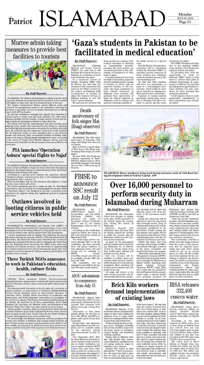 P3-Daily The Patriot 08-07-2024