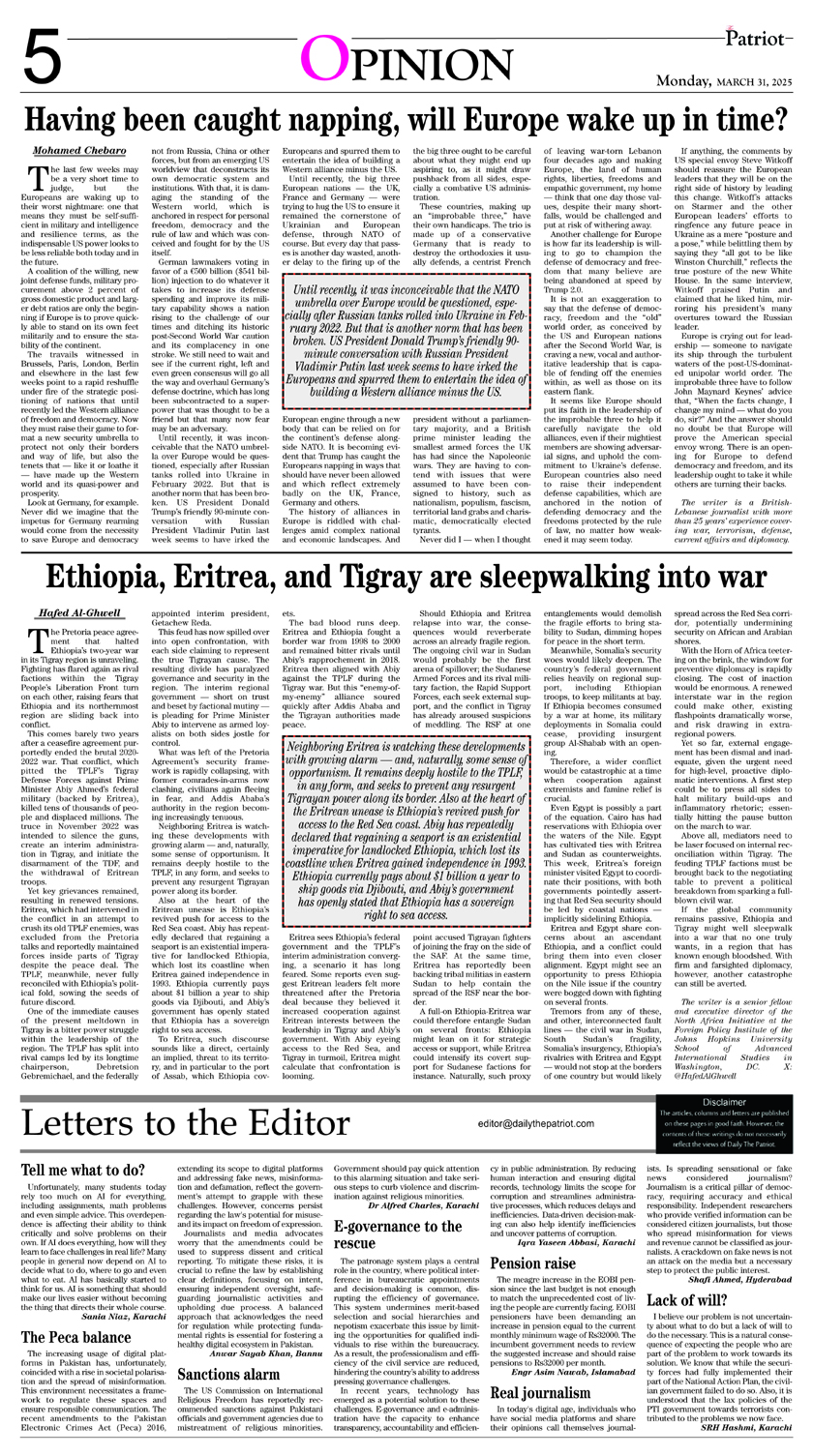 P5-Daily The Patriot 31-03-2025
