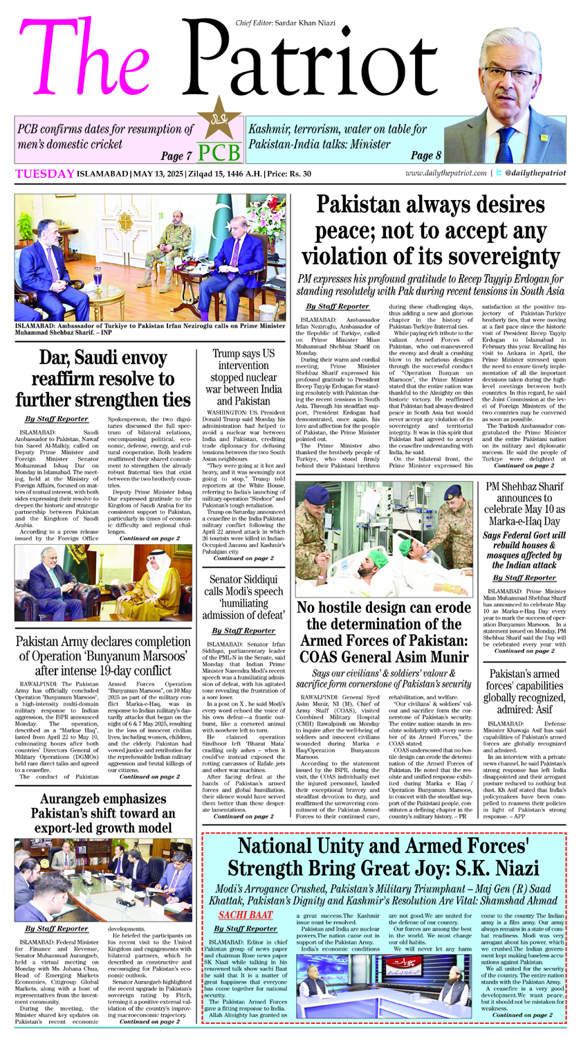 FP-Daily The Patriot 13-05-2025