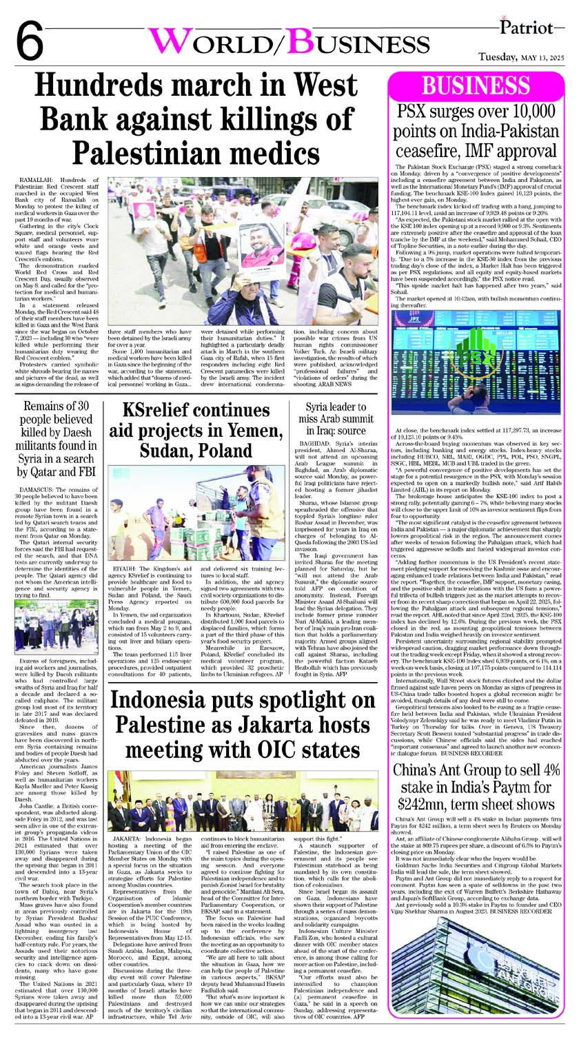 P6-Daily The Patriot 13-05-2025