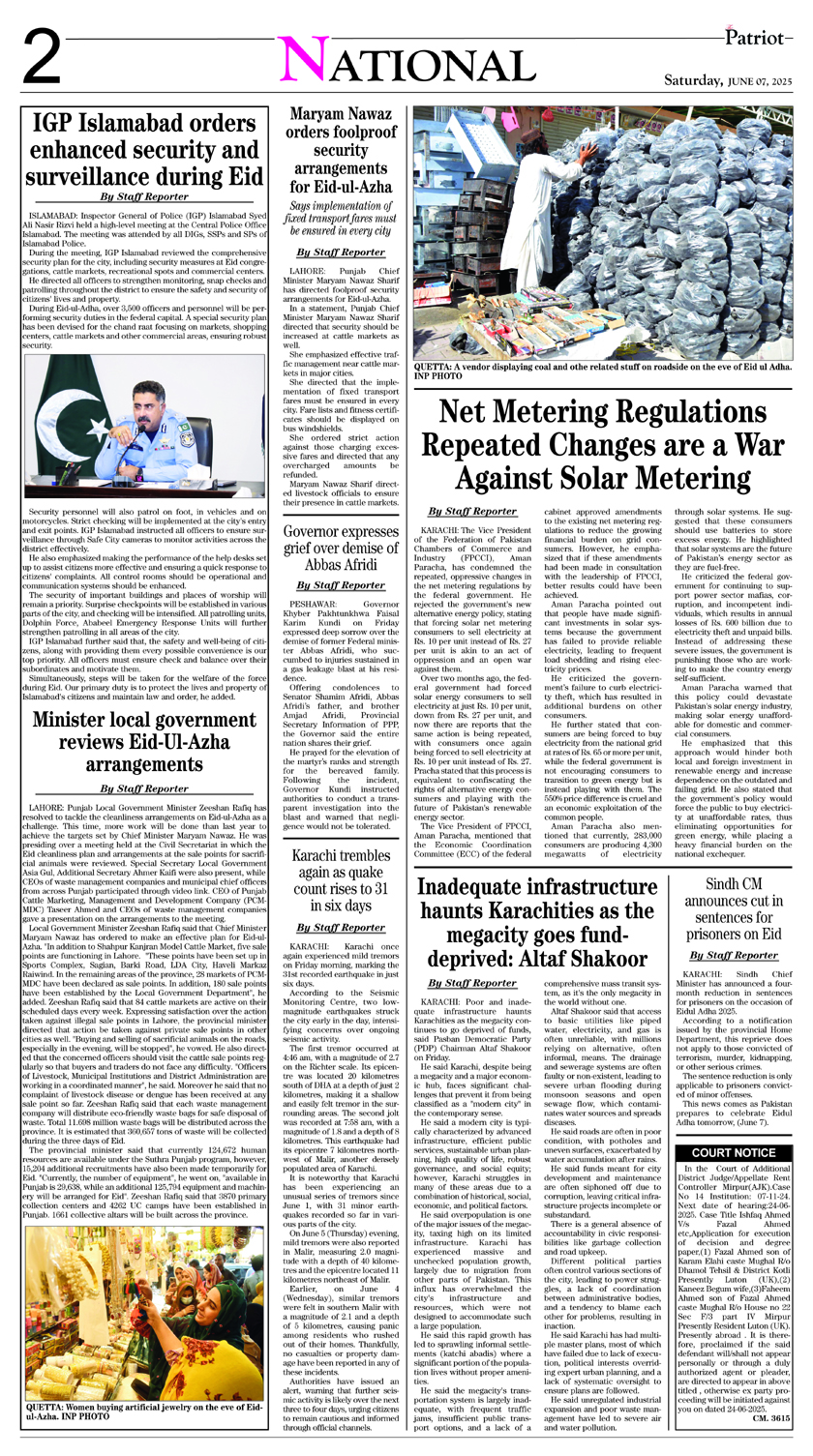 P2-Daily The Patriot 07-06-2025