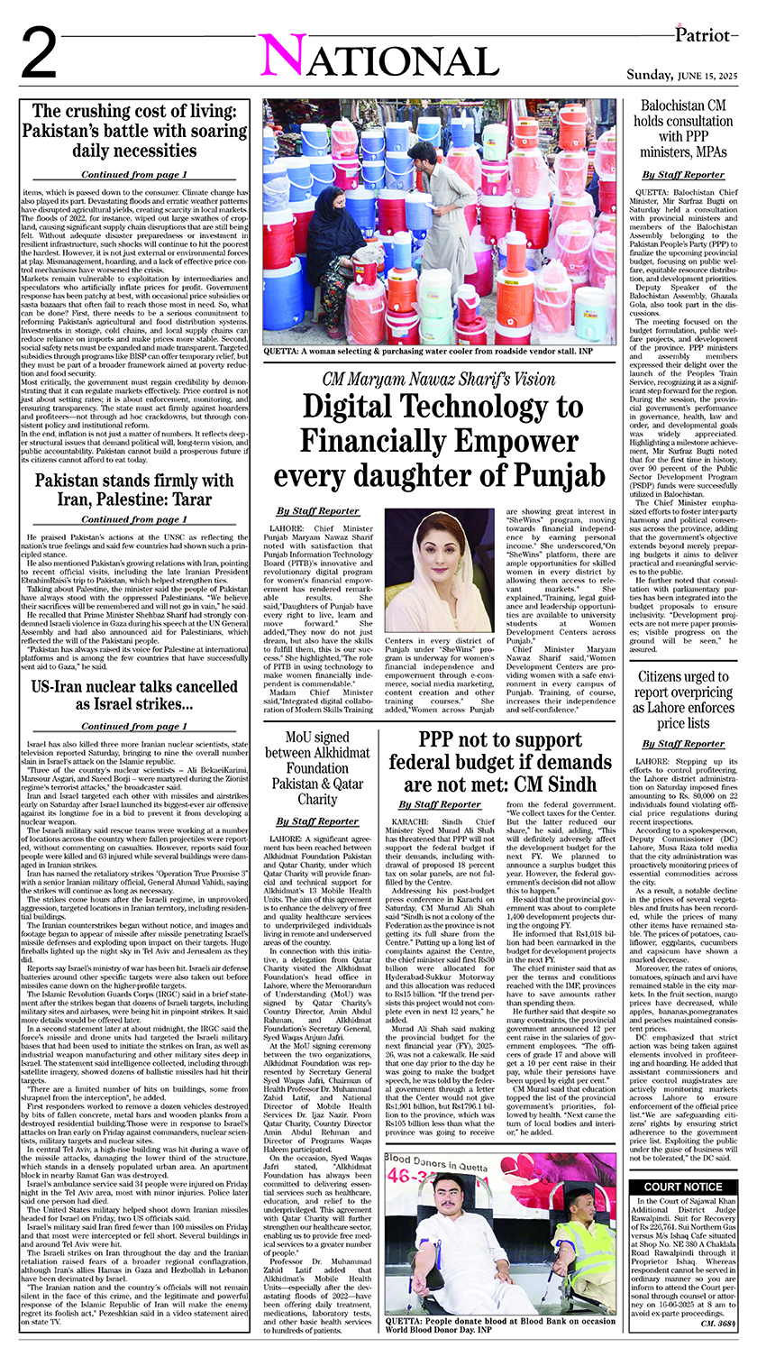 P2-Daily The Patriot 15-06-2025