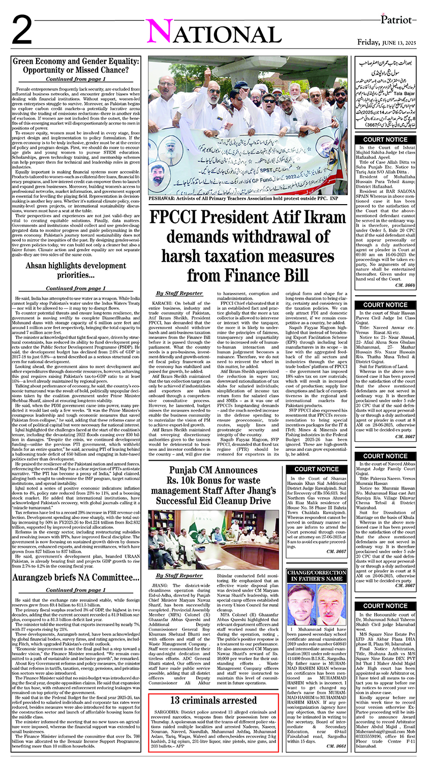 P2-Daily The Patriot 13-06-2025