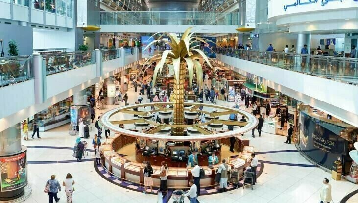 Dubai airport logs record travellers in first half