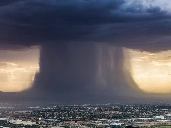 What is a cloudburst and why does it occur?