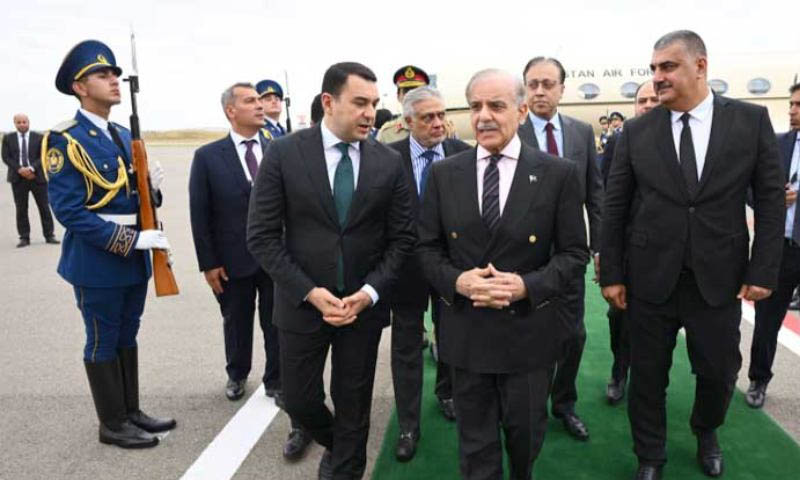 PM Shehbaz reaches Azerbaijan for 17th ECO summit
