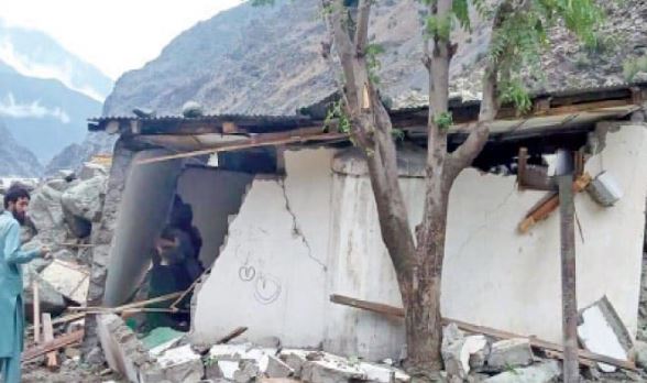Several homes, shops destroyed as cloudburst strikes Skardu again
