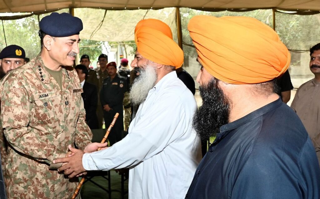 Field Marshal Syed Asim Munir, NI (M), HJ, Chief of Army Staff, visited flood affected areas of Punjab