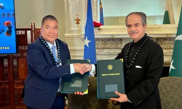Pakistan, Micronesia formalise diplomatic relations at UN ceremony
