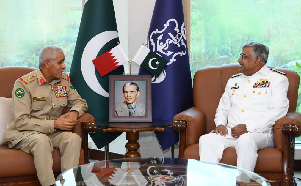 CHIEF OF STAFF BAHRAIN DEFENCE FORCE CALLS ON CHIEF OF THE NAVAL STAFF AT NAVAL HEADQUARTERS