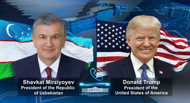 Uzbekistan, U.S. Leaders Hold Phone Talks, Agree to Boost Strategic Partnership