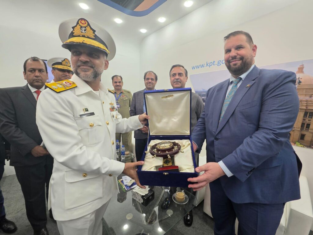 Ambassador of Romania Dr. Dan Stoenescu Meets Federal Minister of Maritime Affairs Muhammad Junaid Anwar Chaudhry and Chairman of Karachi Port Trust Ateeq-ur-Rehman to Strengthen Bilateral Maritime Cooperation