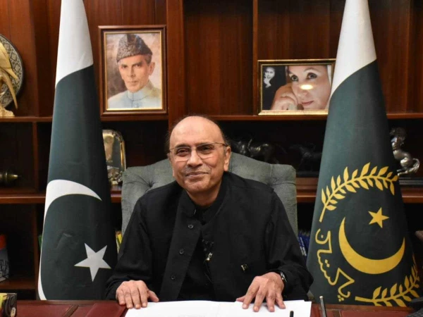 President Asif Ali Zardari arrives in Karachi