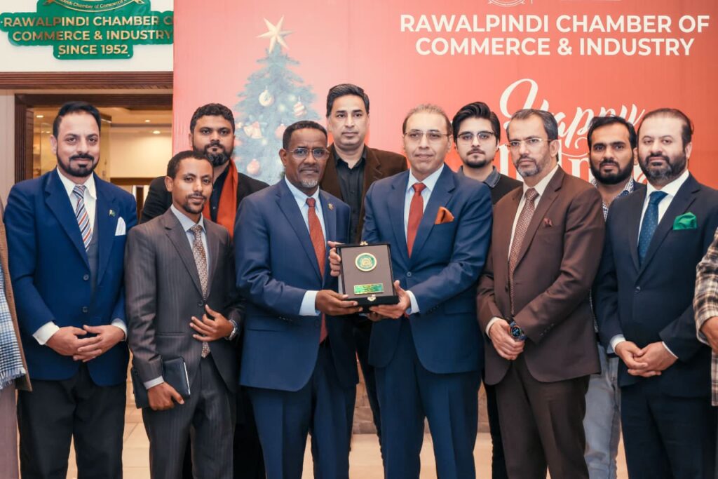 Rawalpindi Business Chamber Hosts Ambassador Dr. Oumer Oba for Business Talks