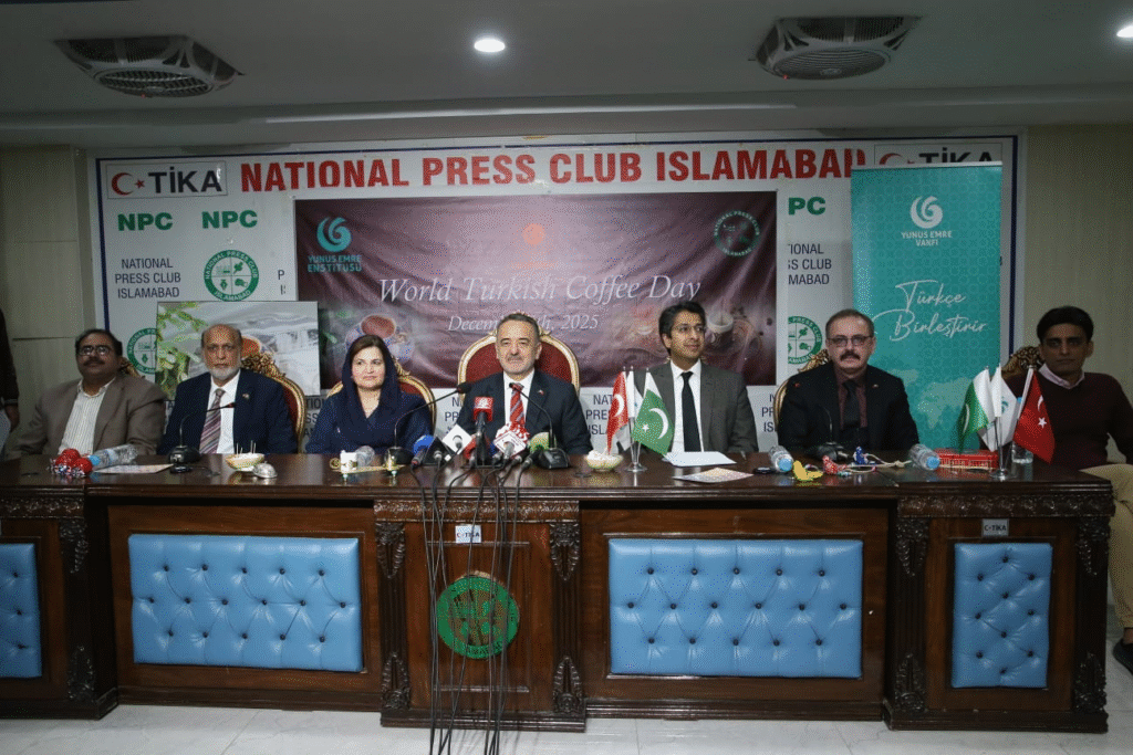 Yunus Emre Institute Celebrates World Turkish Coffee Day at National Press Club Islamabad