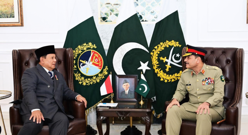 Field Marshal Asim Munir, President Prabowo discuss regional security in Islamabad