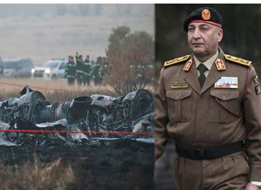 Libya's top military chief killed in plane crash in Turkey
