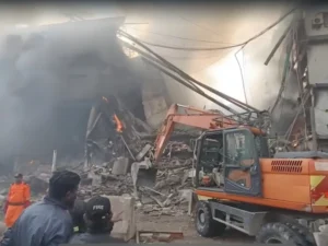 Gul Plaza president blames slow rescue response for fatalities in fire tragedy