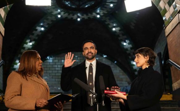 Mamdani takes over as New York's first Muslim mayor under Trump shadow
