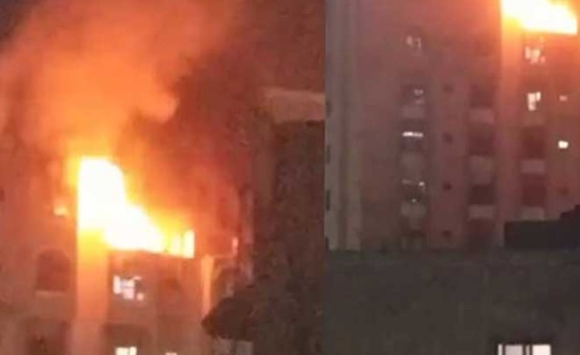 Child dead, four burnt in Karachi flat fire after cylinder blast