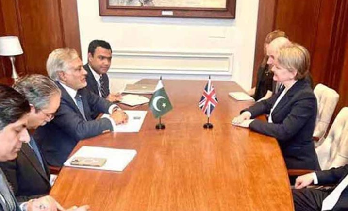 Pakistan, UK agree to further strengthen bilateral cooperation
