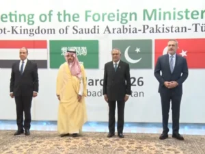 Meeting of foreign ministers of Pakistan, Saudi Arabia, Turkey and Egypt concludes in Islamabad