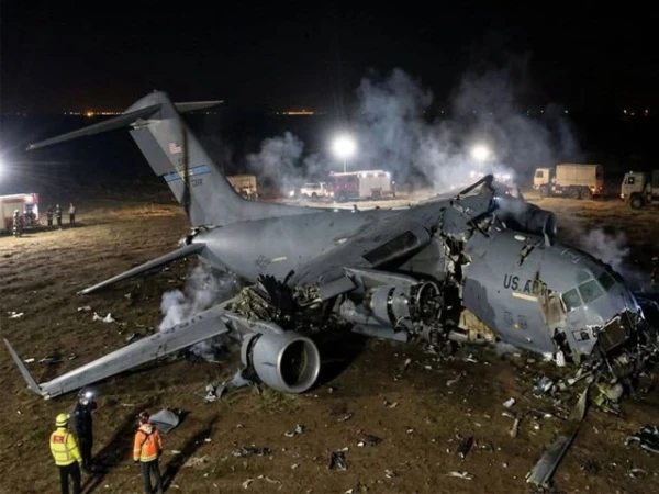 All personnel on board military plane that crashed in Iraq were killed; US confirms