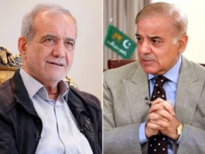 President Pezeshkian thanks PM Sharif for mediation in Iran-US agreement