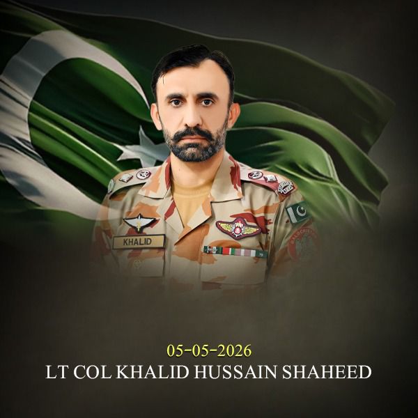 FC officer Lt Col Khalid Hussain martyred in Balochistan