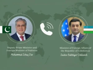 Uzbek Foreign Minister’s telephone conversation with Ishaq Dar, praises Pakistan’s peace efforts