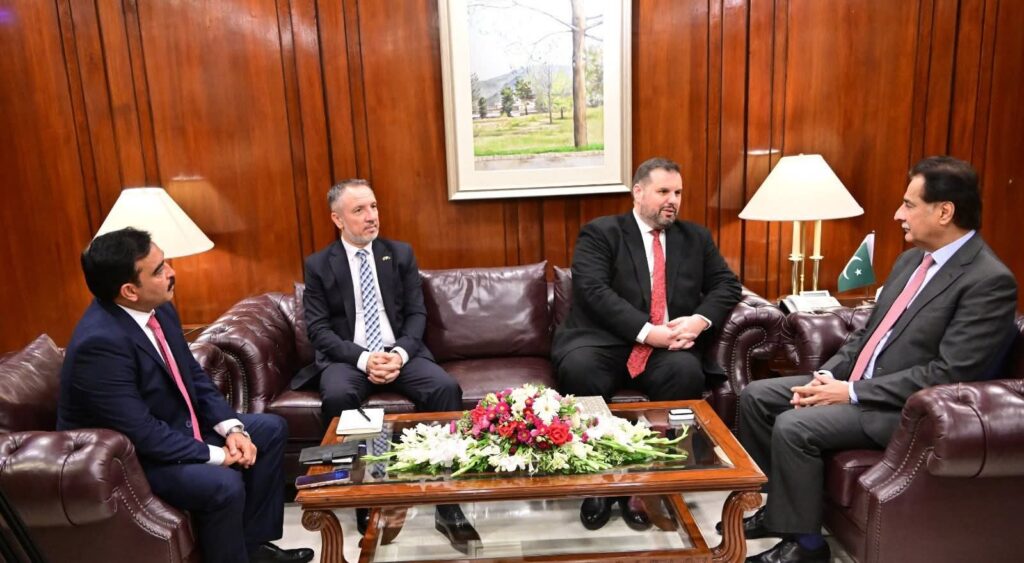 Today, I had the honor of calling on the Honorable Speaker of the National Assembly of Pakistan, Mr. Sardar Ayaz Sadiq.
