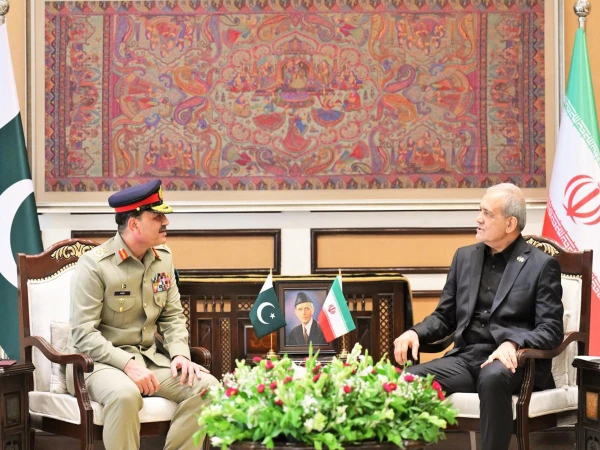 Field Marshal meets Iranian President, reiterates unwavering commitment to peace and stability in the region