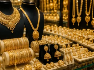 After a continuous increase in the price of gold, what are the rates per tola?
