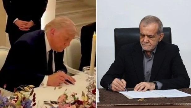 Trump, Iran's president sign deal to end Middle East war