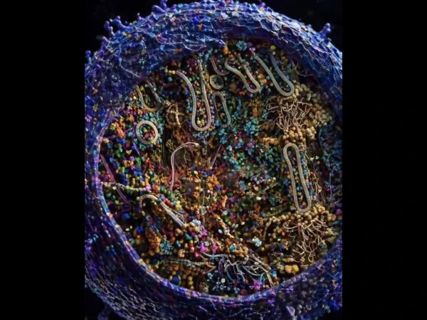 Scientists release detailed 3D video of human cell for the first time