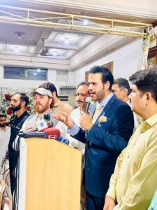 “People in Azad Kashmir to Decide on Performance, Not hollow Promises” Barrister Danyal Chaudhry