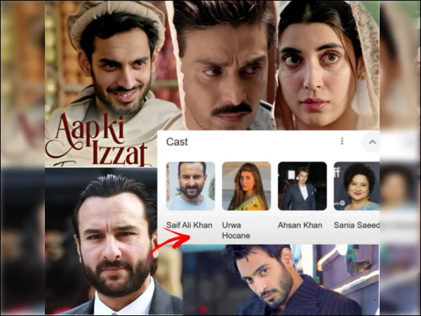 Is Saif Ali Khan working in a Pakistani drama? Name added on Wikipedia