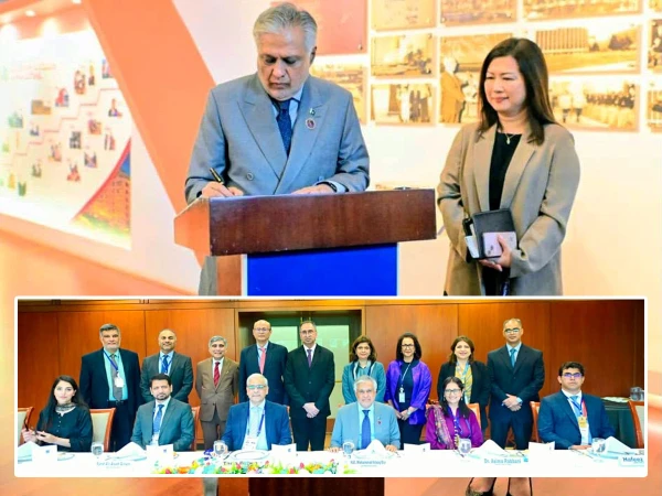 Ishaq Dar visits Asian Development Bank headquarters, discusses important projects