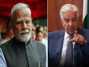 Modi is under pressure due to his declining reputation after defeat to Pakistan, Khawaja Asif