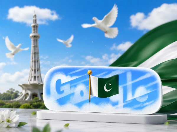 Google pays tribute to Pakistan on Independence Day with beautiful doodle