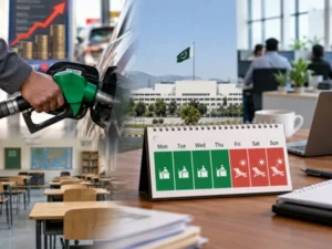 Petroleum crisis; 4-day work week, 3 days off?