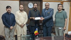 Honorary Consulate of Romania in Peshawar provides financial assistance to families bereaved by school tragedy