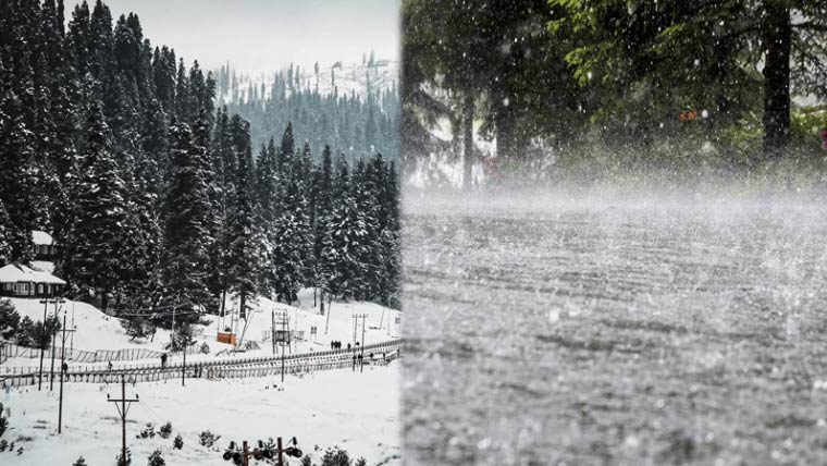 Rain in various cities of Punjab including Lahore, snowfall in upper areas
