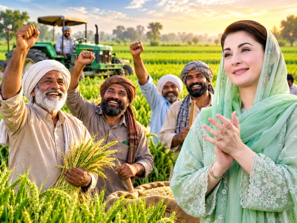 Good news for farmers in Punjab; Maryam Nawaz has made a major announcement.